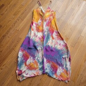 CHARLIE JADE Sleeveless Maxi Sundress Dress M Lined